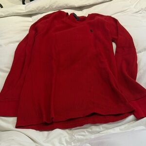Men's Red Long Sleeve Sweater Ralph Lauren size medium